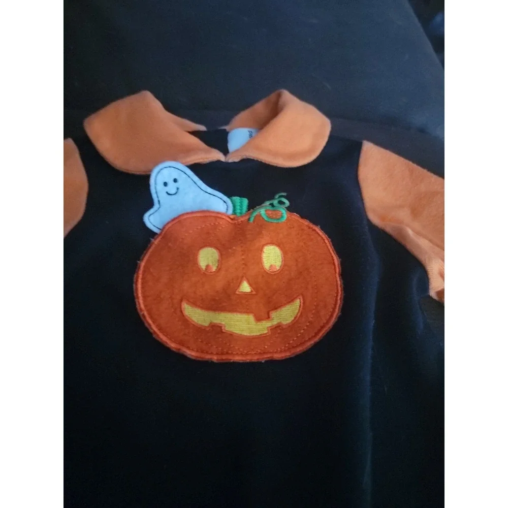 Rare editions Halloween ghost pumpkin dress and leggings size 24 months